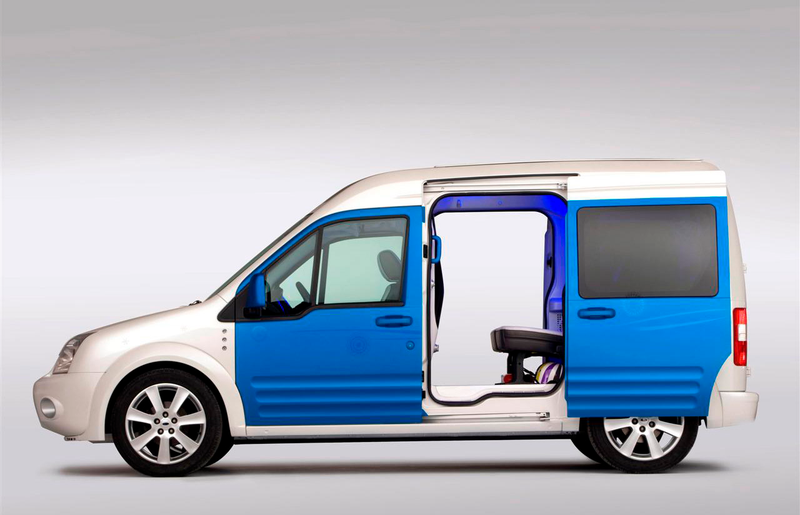 Illustration for article titled Ford Transit Connect Family One Concept: A Mini-Minivan For The Kids